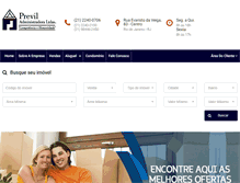 Tablet Screenshot of previladm.com.br